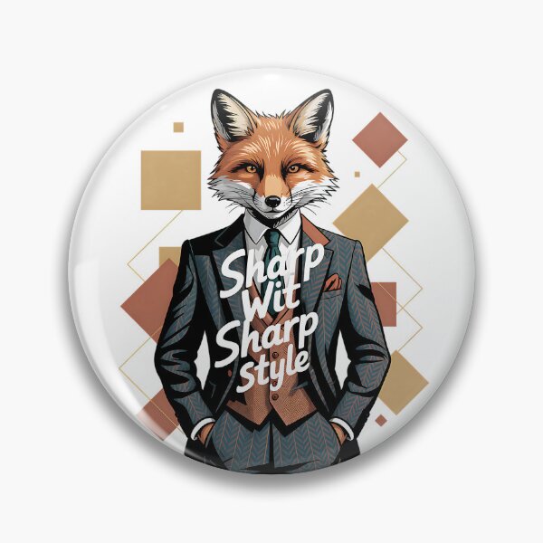 Item preview, Elegant Classy Fox In A Stylish Men's Suit designed and sold by SurrealArtSzysz.