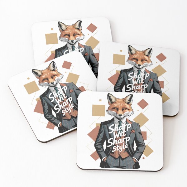Item preview, Elegant Classy Fox In A Stylish Men's Suit designed and sold by SurrealArtSzysz.