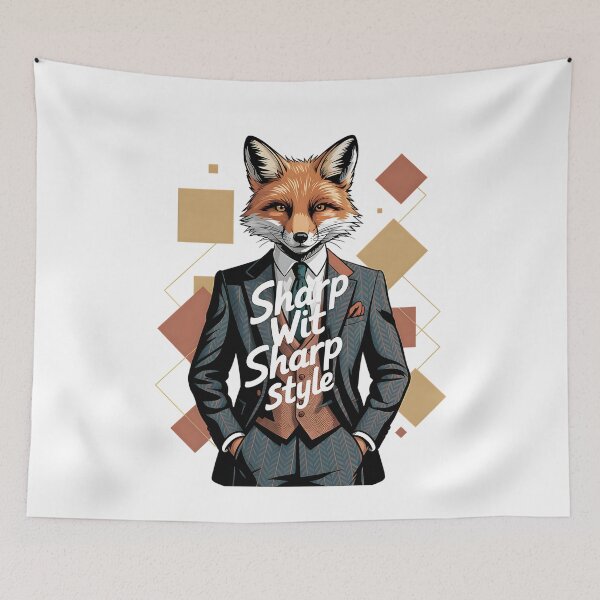 Item preview, Elegant Classy Fox In A Stylish Men's Suit designed and sold by SurrealArtSzysz.