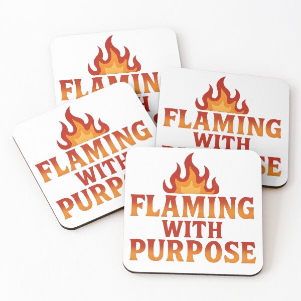 Item preview, Flaming with Purpose – Bold Pride Design designed and sold by Haus Of Sin.