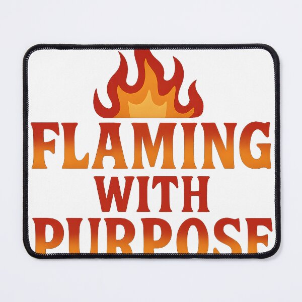 Item preview, Flaming with Purpose – Bold Pride Design designed and sold by Haus Of Sin.