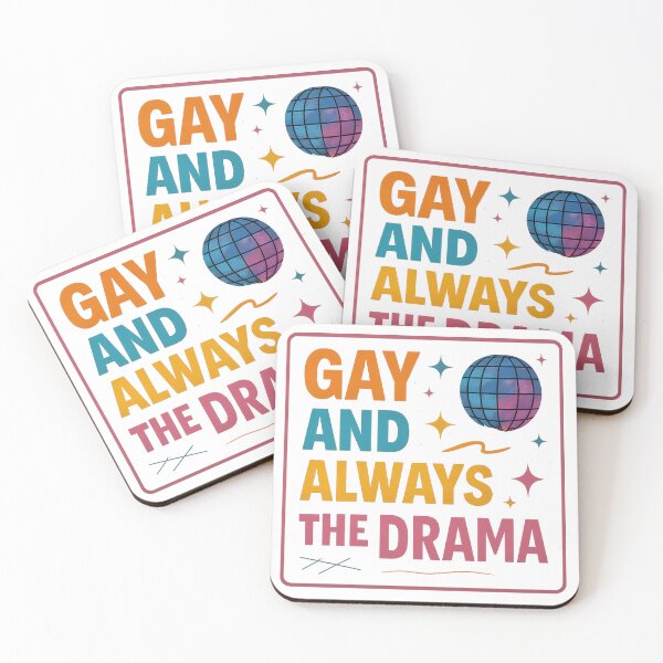 Item preview, Gay and Always the Drama – Bold Pride Art designed and sold by Haus Of Sin.