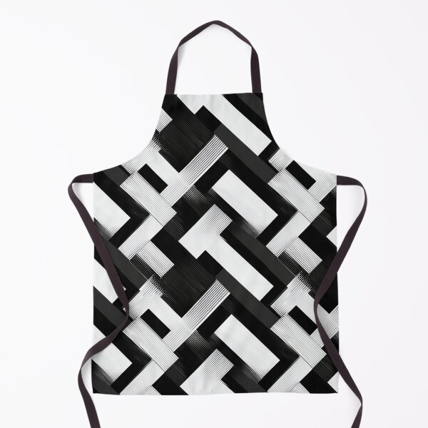 Item preview, Modern Black and White Geometric Weave Pattern designed and sold by ImagineCorner.