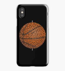 Basketball Shaped Maze & Labyrinth iPhone Case