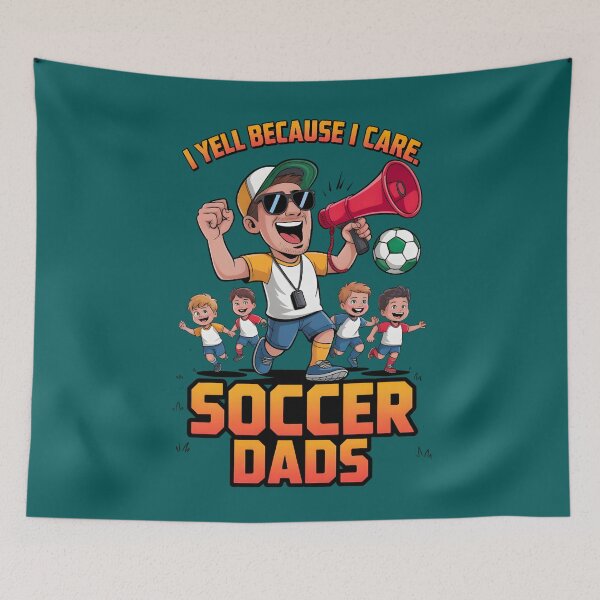 Item preview,  Yell Because I Care Soccer Dads designed and sold by box-artshop.