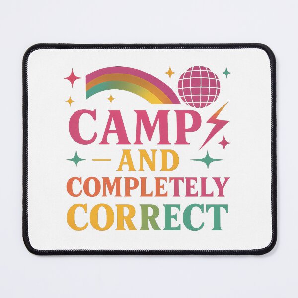Item preview, Camp and Completely Correct – Bold Pride Art designed and sold by Haus Of Sin.