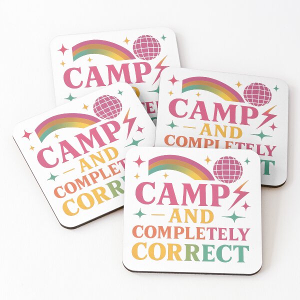 Item preview, Camp and Completely Correct – Bold Pride Art designed and sold by Haus Of Sin.