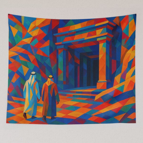 Item preview,  Cubist colors in stone   designed and sold by Sigtrix.