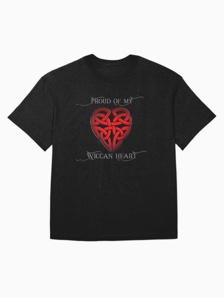 Thumbnail 3 of 7, Oversized T-Shirt, Proud of my Wiccan Heart designed and sold by hjalte81.