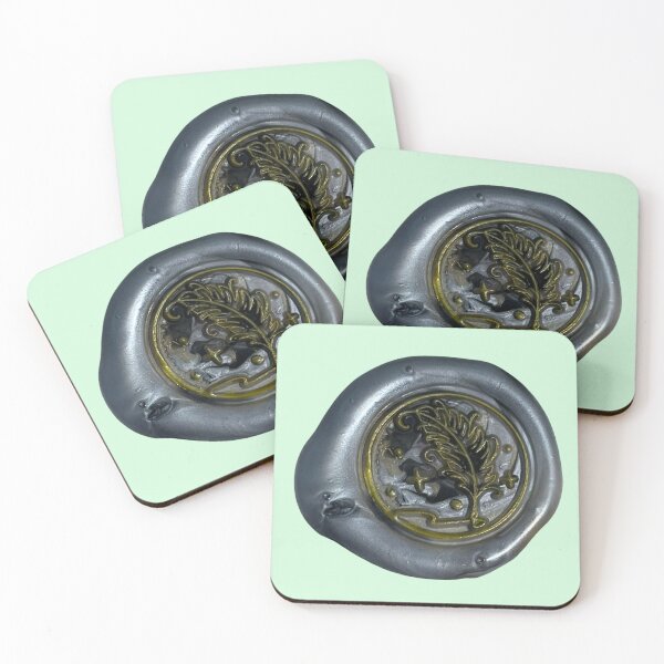Item preview, Wax Seal - Quill, grey/gold designed and sold by Elinda96.