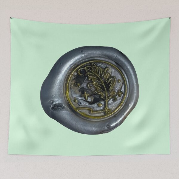 Item preview, Wax Seal - Quill, grey/gold designed and sold by Elinda96.