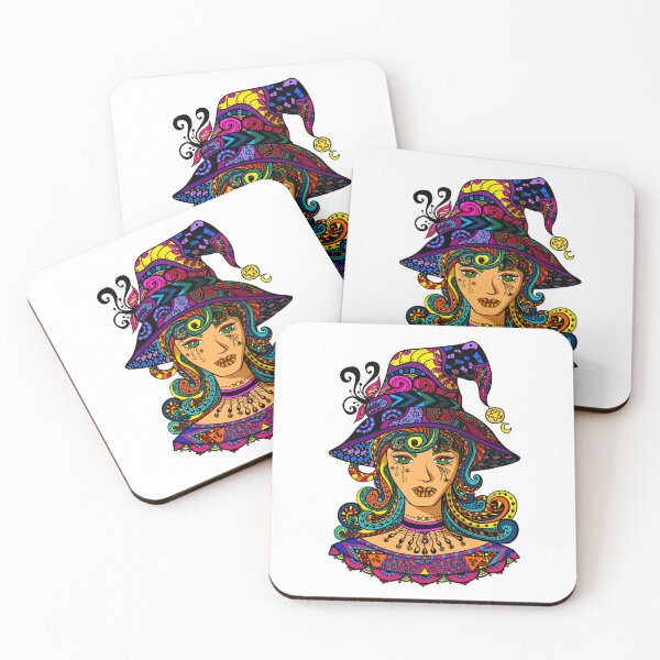 Item preview, Psychedelic Witch designed and sold by TheMoonlightShop.