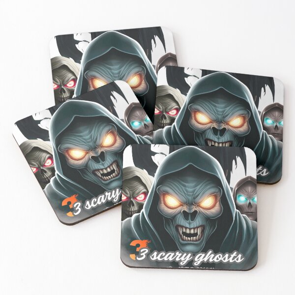 Item preview, 3 scary ghosts designed and sold by 4Dart.