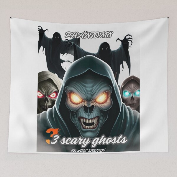 Item preview, 3 scary ghosts designed and sold by 4Dart.