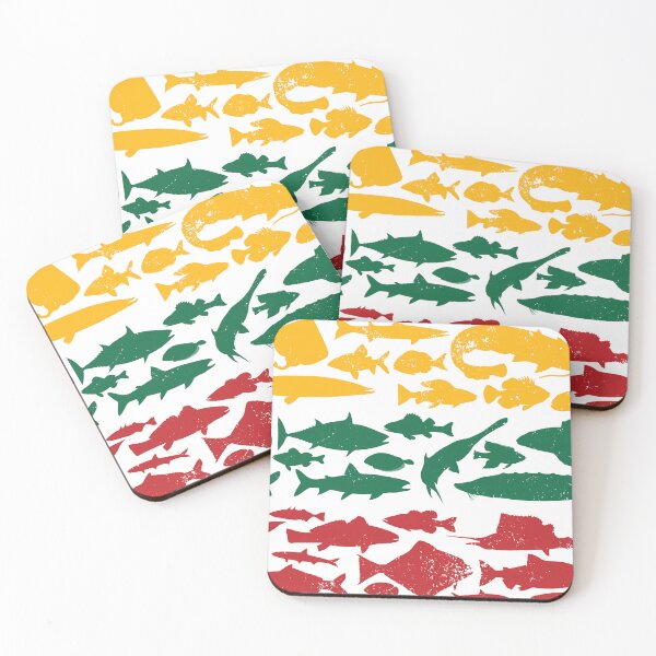 Item preview, Lithuanian Flag Made of Fish – Fishing Design for Anglers designed and sold by FlagX.