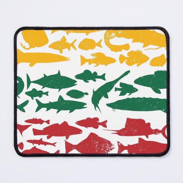 Item preview, Lithuanian Flag Made of Fish – Fishing Design for Anglers designed and sold by FlagX.