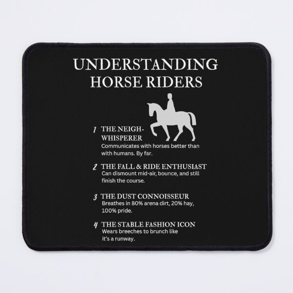 Item preview, Understanding Horse Riders – Hilarious Equestrian Life Definitions – Black designed and sold by PsyFlow35.