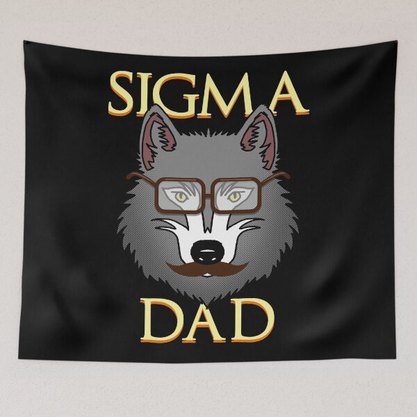 Item preview, Sigma Dad Funny Sigma Wolf Gift For Father's Day designed and sold by BoggsNicolasArt.