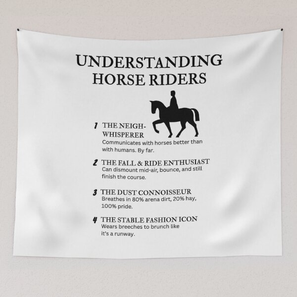 Item preview, Understanding Horse Riders – Hilarious Equestrian Life Definitions designed and sold by PsyFlow35.