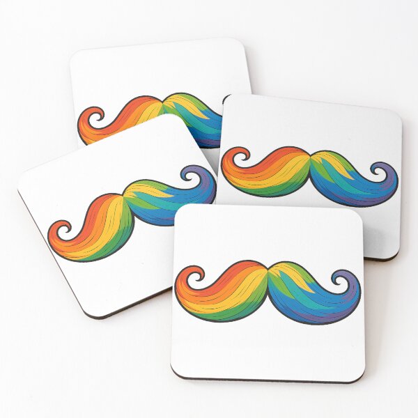 Item preview, Prismatic ’Stache designed and sold by thirdeyesupplyco.