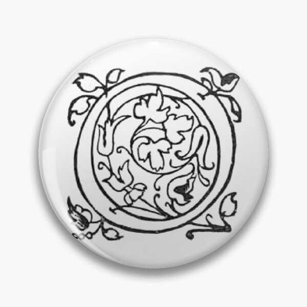 Item preview, Decorative Dropcap Typography Letter O designed and sold by HawthorneFlame.