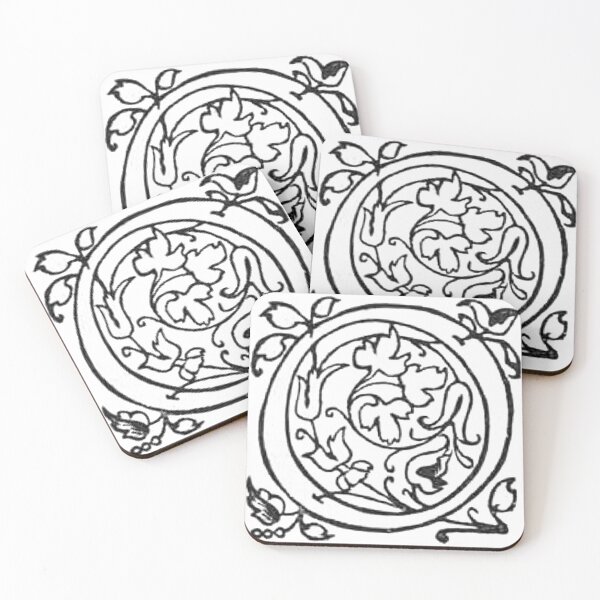 Item preview, Decorative Dropcap Typography Letter O designed and sold by HawthorneFlame.