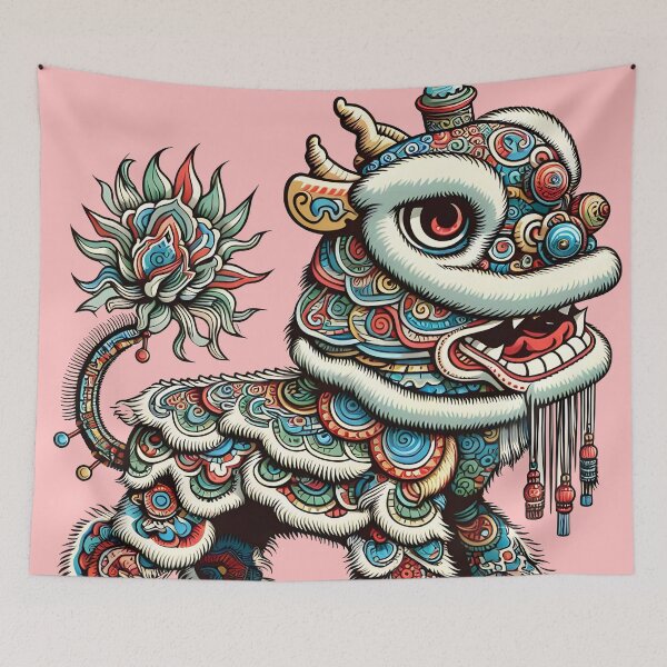 Item preview,  chinese dancing lion  designed and sold by aliraweb.