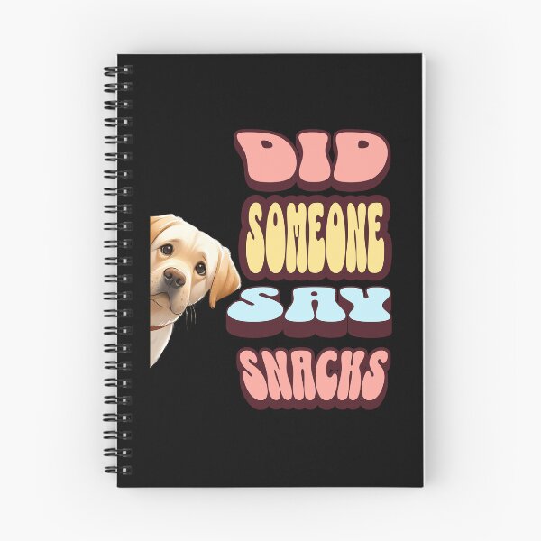 Item preview, ¿Alguien dijo snacks? Camiseta para amantes del labrador retriever: ¡perfecta para los amantes de los perros! designed and sold by Tony Mac Designs.