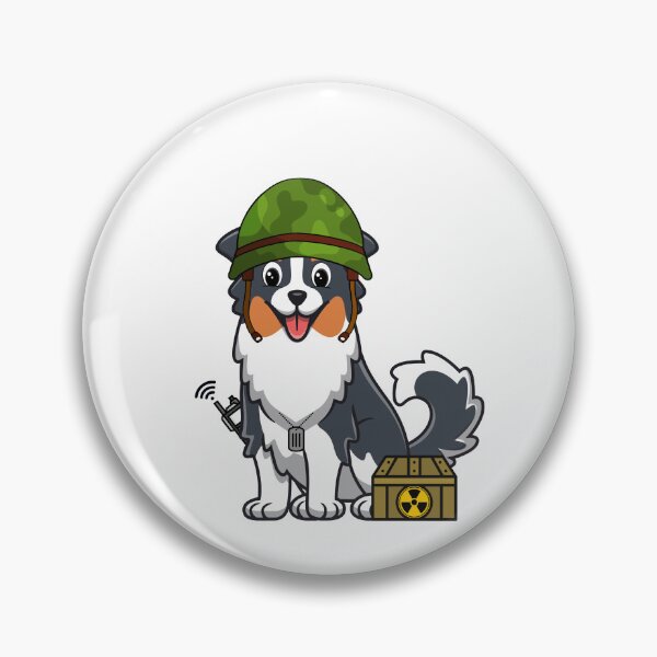 Artikelvorschau, Armeesoldat Collie Hund entworfen und verkauft von Pet Station.