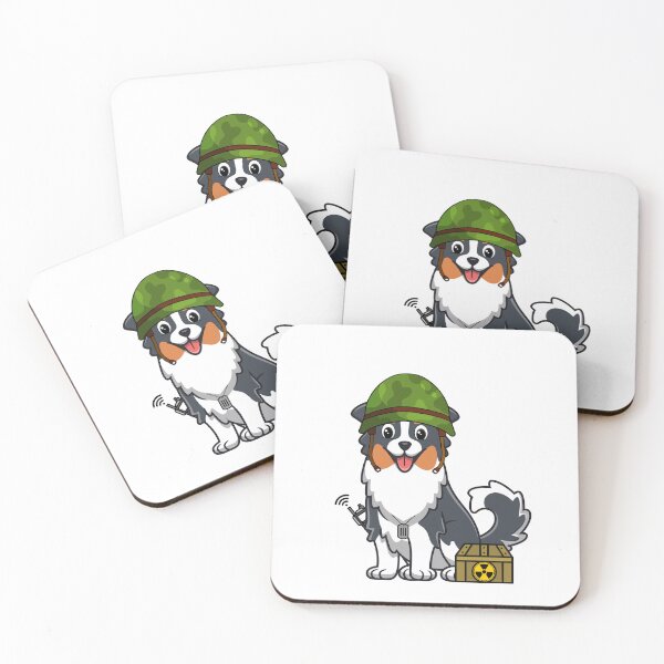 Item preview, Army Soldier Collie Dog designed and sold by Pet Station.