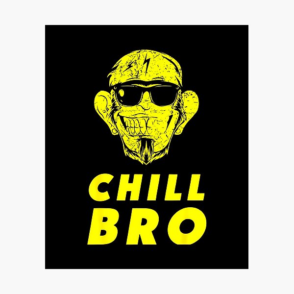 Item preview, Chill Bro - Cool Monkey with Sunglasses Gift Idea designed and sold by kawaiivsglitch.