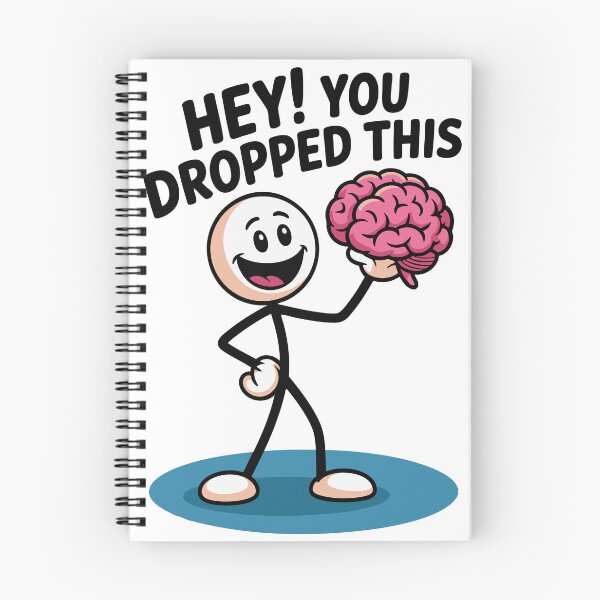 Item preview, Funny Brain Cartoon – You Dropped This designed and sold by shadoweeekhan.