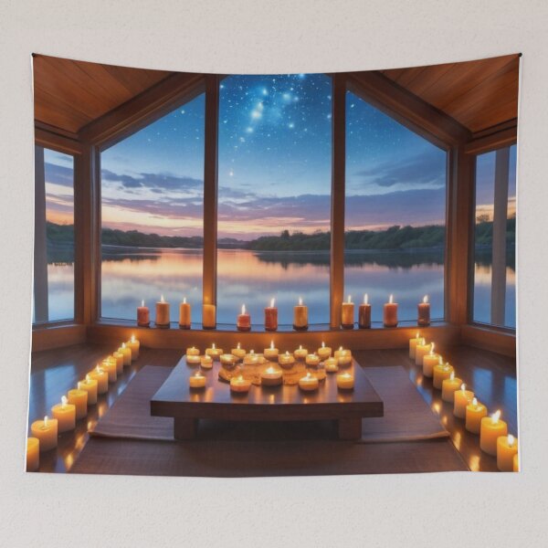 Item preview, The River Meditation Space designed and sold by missjojohuia.