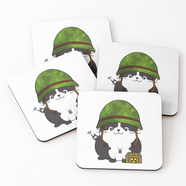 Item preview, Army Soldier Fat Cat designed and sold by Pet Station.