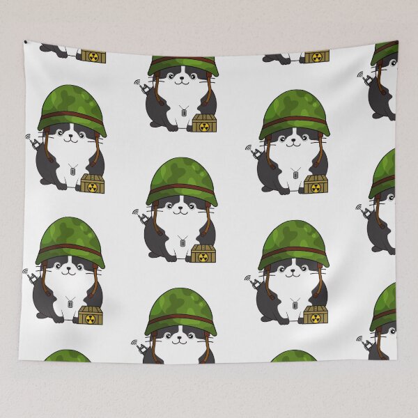 Item preview, Army Soldier Fat Cat designed and sold by Pet Station.
