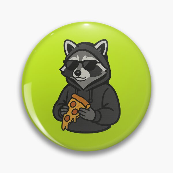Item preview, Racoon with Pizza designed and sold by ZenoIzen.