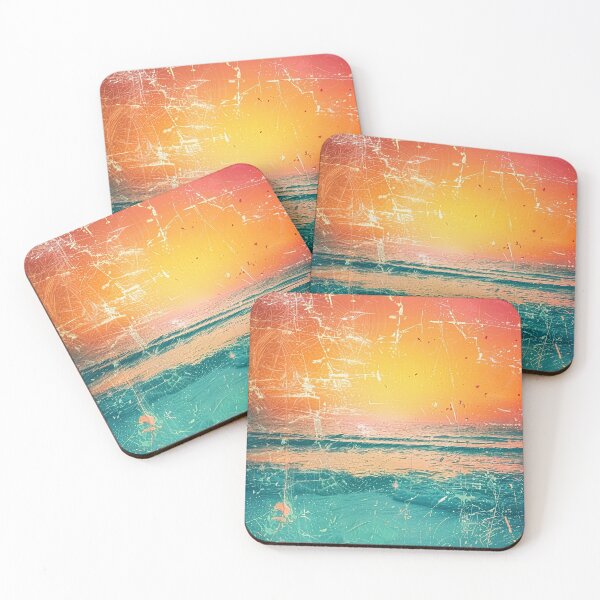 Item preview, Summertime Vibes - Distressed Beach Scene Collage 4 designed and sold by SparroCreative.
