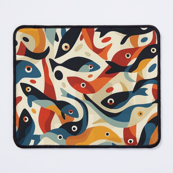 Item preview, Catch the Wave: Bold Abstract Fish! designed and sold by mittie101.