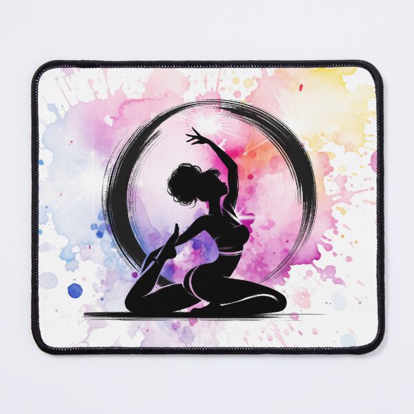 Item preview, Afro Girl in a Yoga Pose 4 designed and sold by Made-by-Gus.