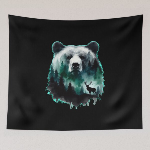 Item preview, Essence of the Wild - The Bear (IV) designed and sold by nature. electrified..