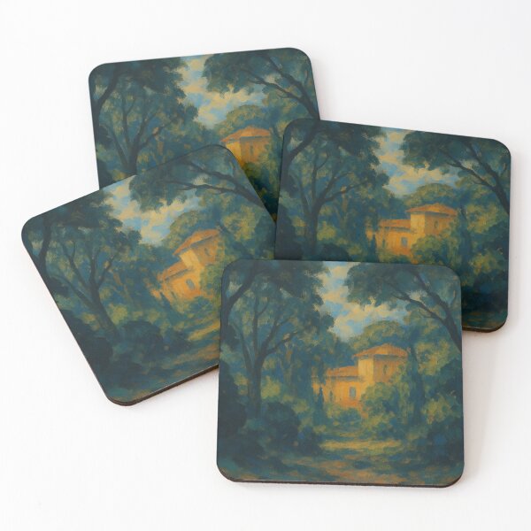 Item preview, Impressionistic nature with building designed and sold by Sigtrix.