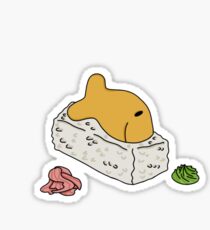 Goldfish Sushi Sticker