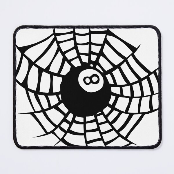 Item preview, billiards spider web sport club logo designed and sold by Achille3777.