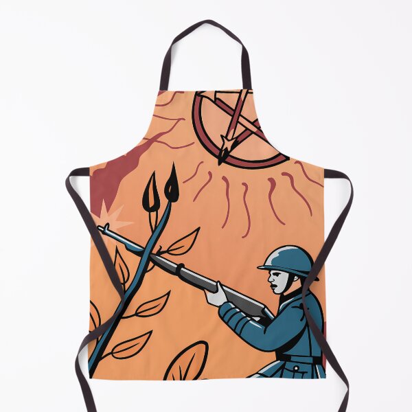 Item preview, Warriors Military Surreal Battlefields Explosions Colors War Illustration designed and sold by ART ATTACK ZONE.