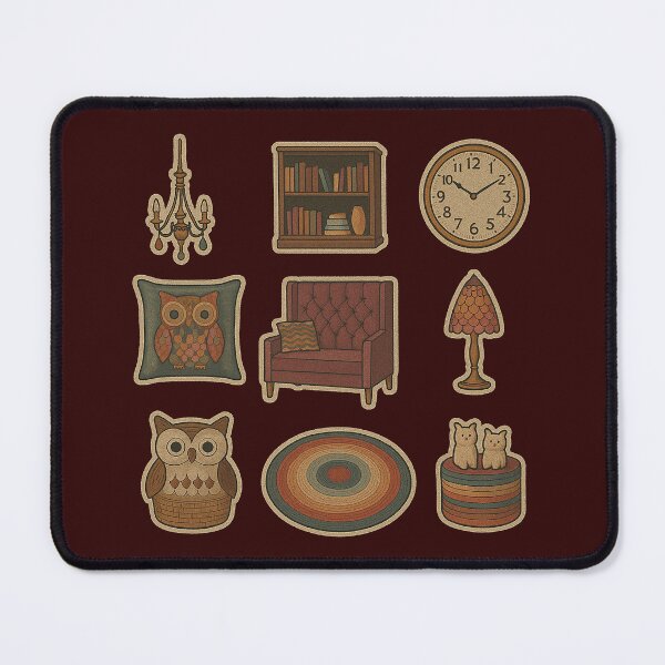 Artikelvorschau, Gemütliche Vintage-Bibliothek und Wohnaccessoires entworfen und verkauft von zzz888.