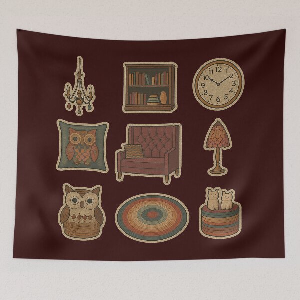 Item preview, Cozy Vintage Library & Home Accents designed and sold by zzz888.