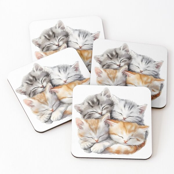 Item preview, Snuggling Kittens designed and sold by pipopoupin.
