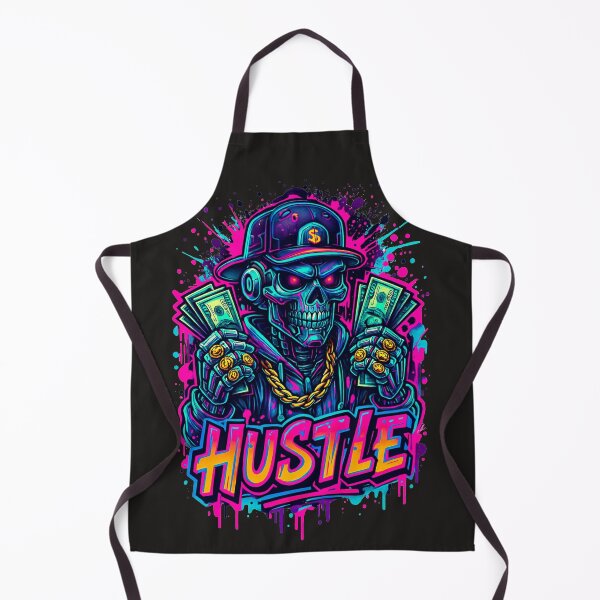Item preview, Hustle Zombie Bling T-Shirt designed and sold by Thaivi Design.