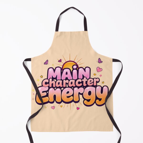 Item preview, Main Character Energy – Aesthetic Typography Design designed and sold by GracefulPODshop.