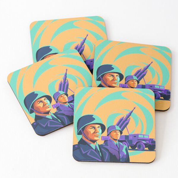 Item preview, Warriors Military Battlefields Explosions Colors War Illustration designed and sold by ART ATTACK ZONE.